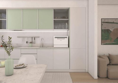 CANDY CP 6E51LW 6 terítékes asztali mosogatógép