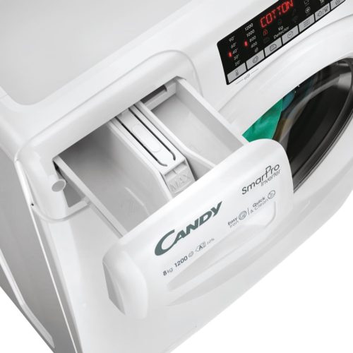 CANDY CSO286TWM6/1-S elöltöltős mosőgép, 8 KG, INVERTER, WIFI