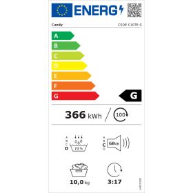   CANDY CSOE C10TE-S szárítógép kondenzációs NEM HŐSZIVATTYÚS