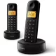 PHILIPS D1602B/53 vezeték nélküli DECT telefon 2 kézibeszélő