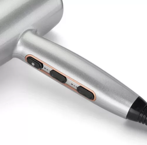 BaByliss D580DE Cosmos hajszárító, 2100 W, ionos technológia, szürke