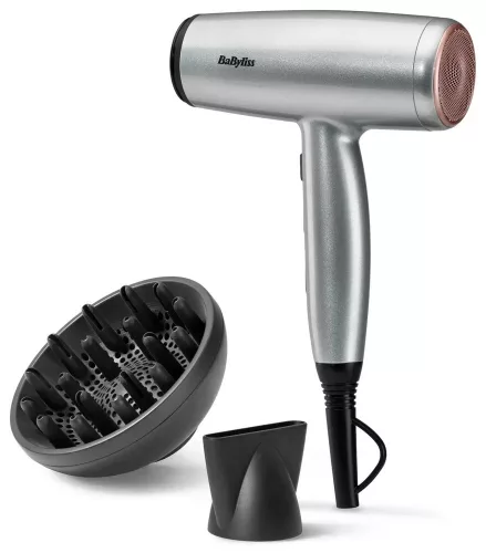 BaByliss D580DE Cosmos hajszárító, 2100 W, ionos technológia, szürke