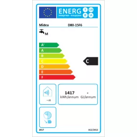 MIDEA D80-15FG 80 literes bojler