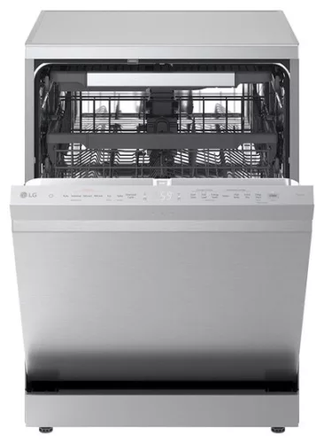 LG DF375HVS QuadWash™ gőzös mosogatógép TrueSteam™ technológiával, 14 teríték, WiFi