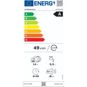 LG DF587HMS gőzös mosogatógép 14 teríték