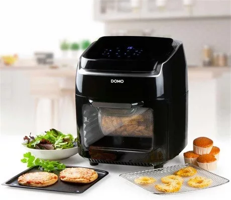 Domo DO534FR forrólevegős sütő 10 l, 1800 W, fekete