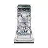 Samsung DW50DG450B00LE beépíthető mosogatógép, 10 teríték, automatikus ajtónyitás szárítás