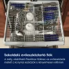 Electrolux E52LC200S beépíthető mosogatógép, 14 teríték, inverteres, AirDry szárítás, FlexiMax fiók