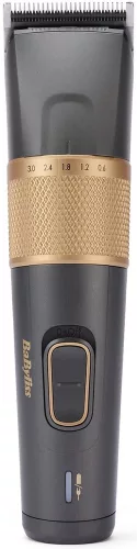 BaByliss E987E Graphite Precision hajvágó, vezetékes/vezeték nélküli, 8 fésűtartozék, grafit