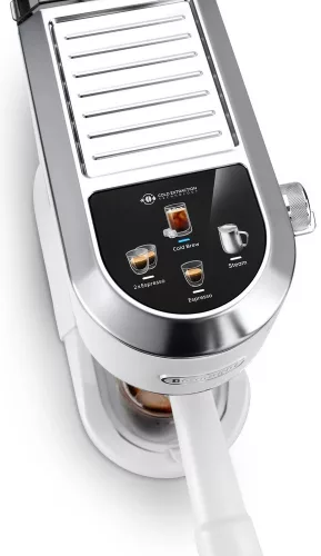 De’Longhi Dedica Duo EC890.WI karos presszókávéfőző, fehér, Hot & Cold, 15 bar