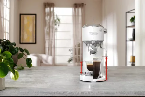 De’Longhi Dedica Duo EC890.WI karos presszókávéfőző, fehér, Hot & Cold, 15 bar
