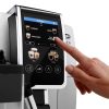DeLonghi ECAM380.85.SB Dinamica Plus automata kávéfőző ezüst, tejhabosítóval 