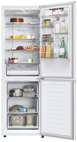 HAIER EHD 3PWDNPW186 2 ajtós alulfagyasztó hűtőszekrény, D energiaosztály, fehér