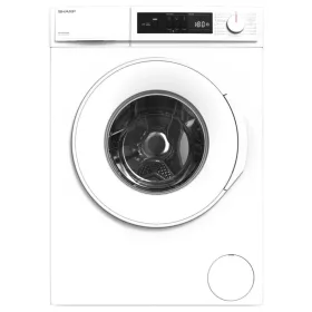   SHARP ES-NFA6101WC-EE elöltöltős mosógép, 6 kg, C energiaosztály, 1000 ford./perc, fehér