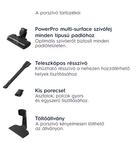 Electrolux ES52CB21DB Clean 500 vezeték nélküli álló porszívó