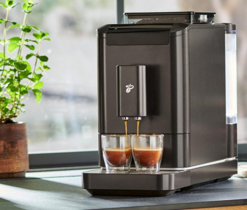 TCHIBO ESPERTO CAFFE2 automata kávéfőző, keskeny, gránit fekete