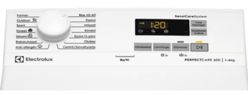 ELECTROLUX EW6TN5261FH felültöltős mosógép 6 kg, 1200 ford/perc cetrifuga