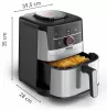 TEFAL EY572DE1 Easy Fry Smart & Silence 5 l forrólevegős sütő, alkalmazás-kompatibilitás, 1670 W