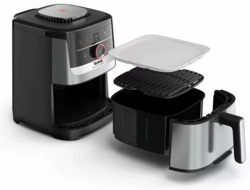 TEFAL EY572DE1 Easy Fry Smart & Silence 5 l forrólevegős sütő, alkalmazás-kompatibilitás, 1670 W