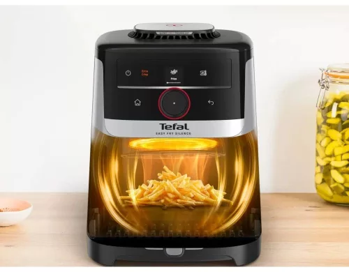 TEFAL EY572DE1 Easy Fry Smart & Silence 5 l forrólevegős sütő, alkalmazás-kompatibilitás, 1670 W