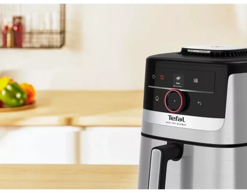 TEFAL EY572DE1 Easy Fry Smart & Silence 5 l forrólevegős sütő, alkalmazás-kompatibilitás, 1670 W
