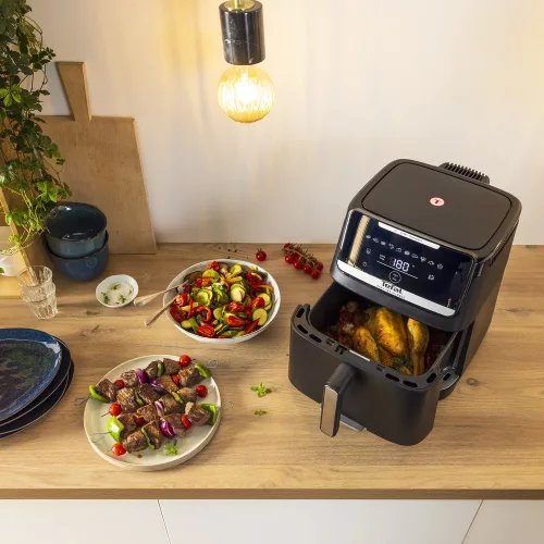TEFAL EY8428E0 Easy Fry Silence XXL 7 l forrólevegős sütő