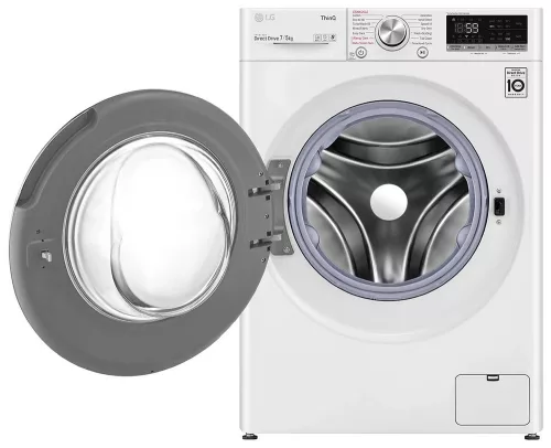 LG F2DV5S7S1E mosó- és szárítógép, 7/5 kg, Wi-Fi, gőzfunkció