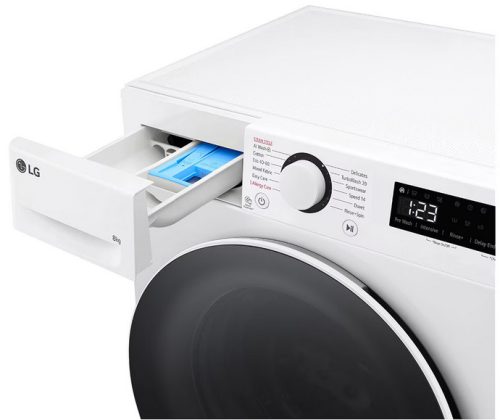 LG F2WR508S0W keskeny 8 kg elöltöltős mosógép