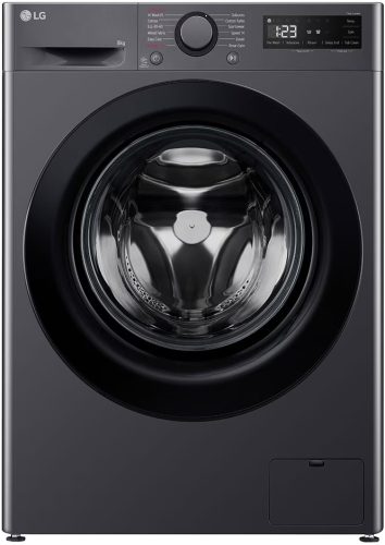 LG F2WR508SBM 8 kg, max. 1200 ford./perc, Gőzelöltöltős mosógép, AI DD™ technológia, Keskeny kialakítás