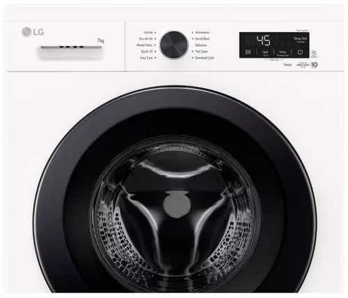 LG F2X10S7NWK 7 kg-os elöltöltős gőzmosógép, Wi-Fi vezérléssel