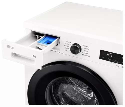 LG F2X10S7NWK 7 kg-os elöltöltős gőzmosógép, Wi-Fi vezérléssel