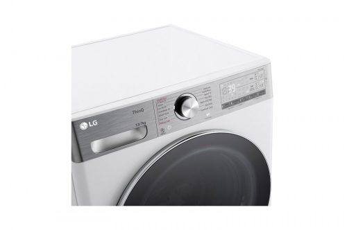 LG F4DR913P3WA 13/7 kg, max. 1400 ford./perc, Gőz mosó- és szárítógép, TurboWash™360, AI DD™ és WiFi funkció