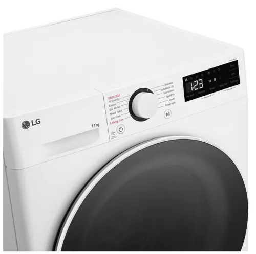 LG F4WR511S0W 11 kg-os elöltöltős gőzmosógép, AI DD™, TurboWash™360°, A energiaosztály