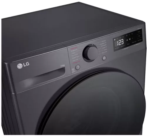 LG F4WR511S2M elöltöltős gőzmosógép, 11 kg, A energiaosztály, TurboWash™360°, AI DD™