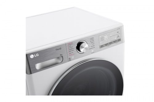 LG F4WR909P3W 9 kg, max. 1400 ford./perc, Gőzelöltöltős mosógép, TurboWash™360, AI DD™ és WiFi funkció