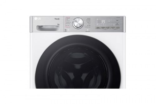 LG F4WR909P3W 9 kg, max. 1400 ford./perc, Gőzelöltöltős mosógép, TurboWash™360, AI DD™ és WiFi funkció