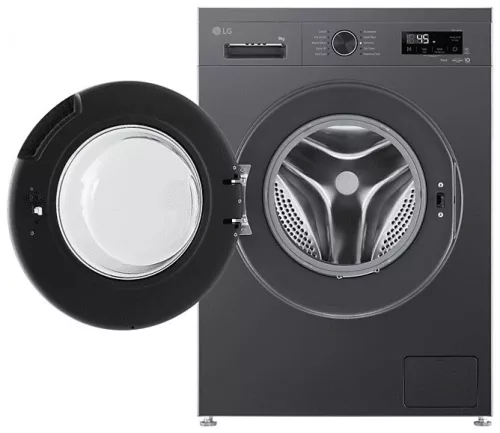 LG F4X1009NMB elöltöltős gőzmosógép 9 kg, 1400 ford./perc, WiFi funkció