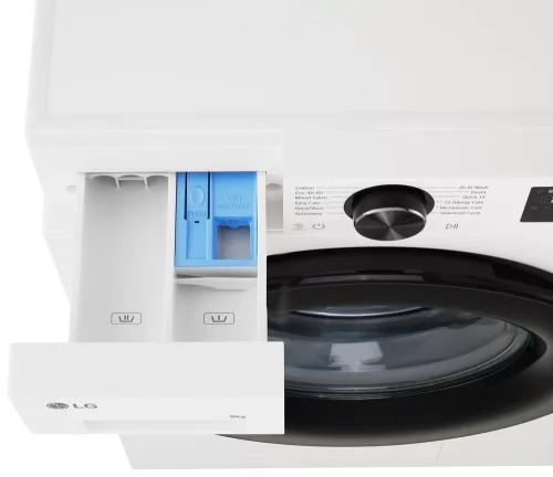 LG F4X5N09NWK elöltöltős gőzmosógép, 9 kg, A energiaosztály, WiFi