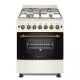 NOVACOOK F6B40 Retro bézs gáz-elektromos tűzhely, 56 l, légkeveréses elektromos sütő