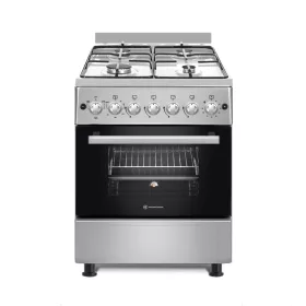 NOVACOOK F6B40EF INX inox kombinált tűzhely