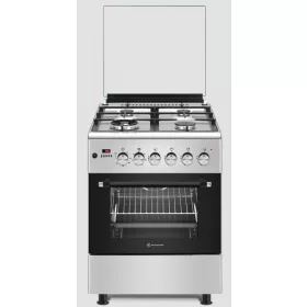   NOVACOOK F6TS40EG-HI Exclusive Line 60 inox kombinált tűzhely