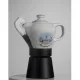 FATIMA Budapest 4 személyes kotyogós kávéfőző porcelán kiöntővel