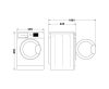 WHIRLPOOL FFB 10469 BV EE elöltöltős mosógép