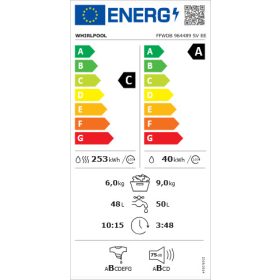   WHIRLPOOL FFWDB 964489 SV EE mosó-szárítógép gőz funkcióval