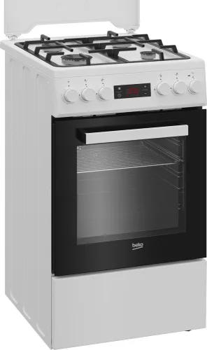 Beko FSM52330DWDS HU kombinált tűzhely, 60 literes sütővel és 4 gázégővel
