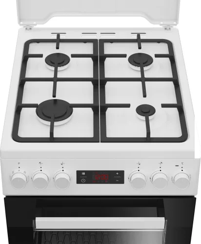 Beko FSM52330DWDS HU kombinált tűzhely, 60 literes sütővel és 4 gázégővel