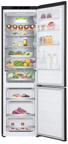 LG GBV7280CEV fekete alulfagyasztós hűtőszekrény