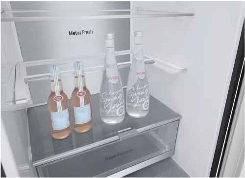 LG GBV7280CEV fekete alulfagyasztós hűtőszekrény