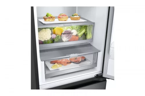 LG GBV7280DEV Alulfagyasztós hűtőszekrény, DoorCooling+™ technológia, 387L kapacitás