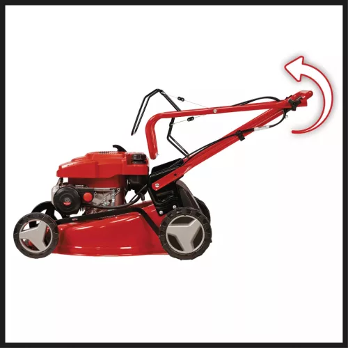EINHELL GC-PM 46/5 S benzines fűnyíró 46 cm vágásszélességgel, hátsókerék-meghajtással